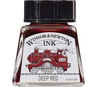 Winsor & Newton – Encre à dessiner – Flacon 14 ml 227 Rouge foncé Série 1