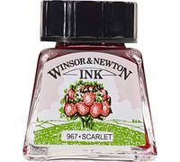 Winsor & Newton Encre à Dessiner Flacon 14ml 601 Écarlate Série 1