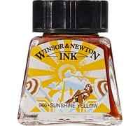 Winsor & Newton Encre à dessiner Flacon 14 ml 633 Jaune lumineux Série 1