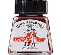 Winsor & Newton Encre à Dessiner Flacon 14ml 680 Vermillon Série 1