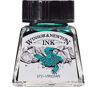 Winsor & Newton – Encre à dessiner Flacon 14 ml 692 Vert Émeraude (de Guignet) Série 1