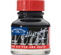 Winsor & Newton Encre de Calligraphie Flacon 30ml 030 Noir mat Série 1