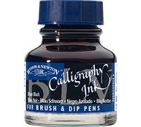 Winsor & Newton Encre de Calligraphie Flacon 30ml 034 Noir de Vigne Série 1