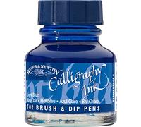 Winsor & Newton Encre de Calligraphie Flacon 30ml 350 Bleu Clair Série 1