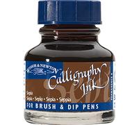 Winsor & Newton Encre de calligraphie Série 1 Flacon 30 ml 609 Sépia