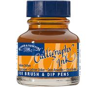 Winsor & Newton Encre de Calligraphie Flacon 30ml 744 Ocre Jaune Série 1