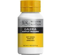 Winsor & Newton Galeria Acrylique Moyens Peinture Vernis Satin, Mat Ou 500ml