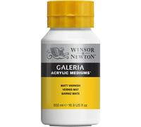 Winsor & Newton Galeria Acrylique Moyens Peinture Vernis Satin, Mat Ou 500ml