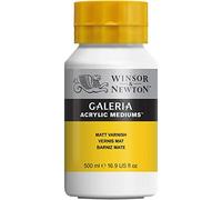 Winsor & Newton Galeria Acrylique Moyens Peinture Vernis Satin, Mat Ou 500ml