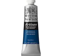 Winsor & Newton Huile Diluable à l’eau Artisan - Couleurs à l'huile Pour les Arts Plastiques - Sans Solvants, Se Diluer à l’eau, Tube de 37ML, Couleur Bleu de Prusse