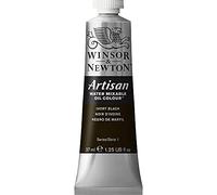Winsor & Newton Huile Diluable à l’eau Artisan - Couleurs à l'huile Pour les Arts Plastiques - Sans Solvants, Se Diluer à l’eau, Tube de 37ML, Couleur Noir d'Ivoire