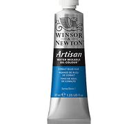 Winsor & Newton Huile Diluable à l’eau Artisan - Couleurs à l'huile Pour les Arts Plastiques - Sans Solvants, Se Diluer à l’eau, Tube de 37ML, Couleur Nuance de Bleu de Cobalt
