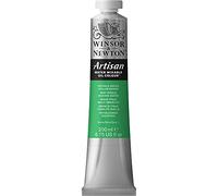 Winsor & Newton Huile Diluable à l’eau Artisan - Couleurs à l'huile Pour les Arts Plastiques - Sans Solvants, Se Diluer à l’eau, Tube de 200ML, Couleur Vert de Phtalocyanine, nuance Jaune