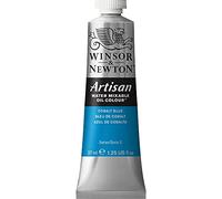 Winsor & Newton Huile Diluable à l’eau Artisan - Couleurs à l'huile Pour les Arts Plastiques - Sans Solvants, Se Diluer à l’eau, Tube de 37ML, Couleur Bleu de Cobalt