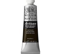 Winsor & Newton Huile Diluable à l’eau Artisan - Couleurs à l'huile Pour les Arts Plastiques - Sans Solvants, Se Diluer à l’eau, Tube de 37ML, Couleur Noir de fumée