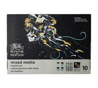 Winsor & Newton Mixed Media - Coffret Peinture Effet Métal