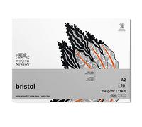 WINSOR & NEWTON PAPIER BRISTOL BLOC 250G A2 20 FEUILLES
