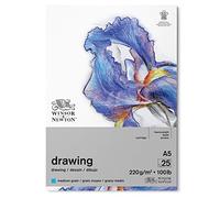 WINSOR & NEWTON PAPIER DESSIN BLOC GRAIN MOYEN 220G A5 25 FEUILLES