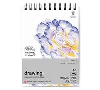 Winsor & Newton, Papier, Dessin Bloc Spirale Grain Fin 150G A5 25 Feuilles