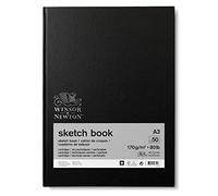 WINSOR & NEWTON PAPIER ESQUISSE CAHIER DE CROQUIS RELIE 170G A3 50 FEUILLES