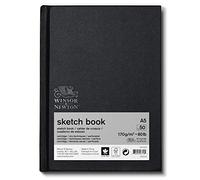 WINSOR & NEWTON PAPIER ESQUISSE CAHIER DE CROQUIS RELIE 170G A5 50 FEUILLES