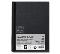 Winsor & Newton – Cahier de croquis relié – Papier esquisse 170 g/m² – 50 pages – A6