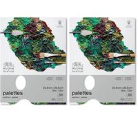 WINSOR & NEWTON PAPIER PALETTES PELABLES BLOC 22,9X30,5CM 50 FEUILLES (Lot de 2)