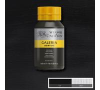 Winsor & Newton Galeria - Peinture - peinture acrylique - noir ivoire - semi-opaque - 500 ml Noir