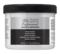 Winsor & Newton Peinture acrylique gesso Blanc 474 ml