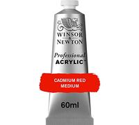 Winsor & Newton Professional Acrylique Tube 60ml 099 Rouge de Cadmium Moyen ROW