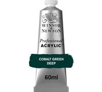 Winsor & Newton Professional Acrylique Tube 60ml 185 Vert de Cobalt Foncé ROW