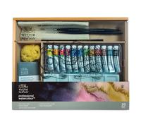 Winsor & Newton Professional Watercolour Coffret Bois Atelier 20 Pièces
