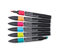 Winsor & Newton Promarker Brush Set de 6 Tons moyens