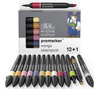 Winsor & Newton – Set de feutres Promarker Manga Steampunk 12+1