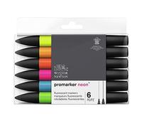 Winsor & Newton Marqueurs Promarker Neon – Set de 6