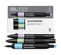 Winsor & Newton Promarker Set de 3 Tons Pastel 1