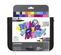 Winsor & Newton – Trousse mixte Promarker et Fineliner – Lettrage moderne