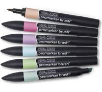 Winsor & Newton | Set de marqueurs à pinceau 6pcs Couleurs pastel