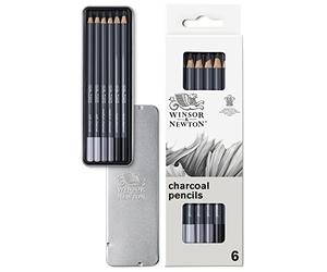 Winsor & Newton Studio Collection Crayons Fusains X6 Assortis