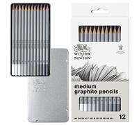 Winsor & Newton – Crayons à graphite Studio Collection Moyens X12