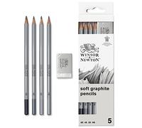 Winsor & Newton Studio Collection Crayons Graphite X4 + 1 gomme