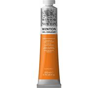 Winsor & Newton Peinture à l'huile fine Winton 200 ml Jaune de Cadmium orange (imitation)