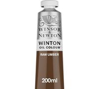 Winsor & Newton Peinture à l'huile Winton 200 ml 554 Terre d'ombre naturelle – Tube