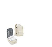 winspansy Sac à Dos de Voyage sous Vide 40 x 20 x 25 cm avec Sac de Compression et Pompe Manuelle - Bagage à Main Cabine Compact pour Avion, Sac de Voyage pour Femme et Homme Beige