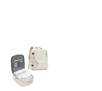 winspansy Sac à Dos de Voyage sous Vide 45 x 36 x 20 cm avec Sac de Compression et Pompe Manuelle - Bagage à Main Cabine Compact pour Avion, Sac de Voyage pour Femme et Homme -Beige