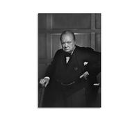 Winston Churchill Affiche Impression Photo Art Peinture Toile Affiche Maison Moderne Décoration Affiche 30x45cm