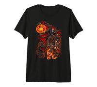Winston Churchill Cavalier sans tête Jack O Lantern Pumpkin T-Shirt Haut de Gamme