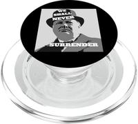 Winston Churchill Citation We Shall Never Surrender PopSockets PopGrip pour MagSafe