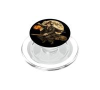 Winston Churchill Jack O Lantern Pumpkin Moon Balai PopSockets PopGrip pour MagSafe