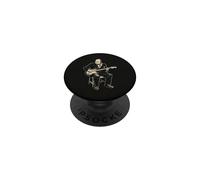 Winston Churchill Joue de la Guitare électrique Rock History 4 PopSockets PopGrip Adhésif
